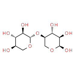 ChemSpider 2D Image | 4-O-beta-D-Xylopyranosyl-alpha-D-xylopyranose | C10H18O9