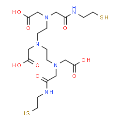 ChemSpider 2D Image | 7,10,13-TRI(CARBOXYMETHYL)-5,15-DIOXO-4,7,10,13,16-PENTAAZA-1,19-DITHIANONADECANE | C18H33N5O8S2