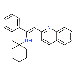ChemSpider 2D Image | (1'Z)-1'-(2-Quinolinylmethylene)-1',4'-dihydro-2'H-spiro[cyclohexane-1,3'-isoquinoline] | C24H24N2