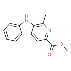 ChemSpider 2D Image | Methyl 1-methyl-9H-beta-carboline-3-carboxylate | C14H12N2O2