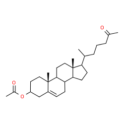 ChemSpider 2D Image | (10R,13R)-10,13-Dimethyl-17-(6-oxo-2-heptanyl)-2,3,4,7,8,9,10,11,12,13,14,15,16,17-tetradecahydro-1H-cyclopenta[a]phenanthren-3-yl acetate | C28H44O3
