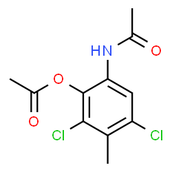 ChemSpider 2D Image | 6-Acetamido-2,4-dichloro-3-methylphenyl acetate | C11H11Cl2NO3