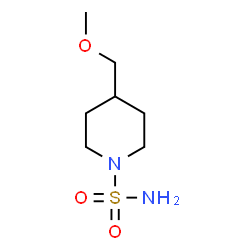 ChemSpider 2D Image | 4-(Methoxymethyl)-1-piperidinesulfonamide | C7H16N2O3S