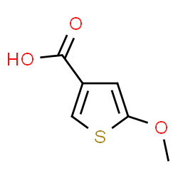 ChemSpider 2D Image | 5-Methoxy-3-thiophenecarboxylic acid | C6H6O3S