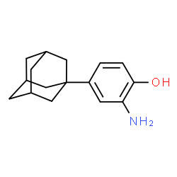 ChemSpider 2D Image | 4-(1-adamantyl)-2-aminophenol | C16H21NO
