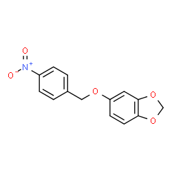 ChemSpider 2D Image | 5-[(4-Nitrobenzyl)oxy]-1,3-benzodioxole | C14H11NO5