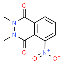 ChemSpider 2D Image | 2,3-Dimethyl-5-nitro-2,3-dihydro-1,4-phthalazinedione | C10H9N3O4