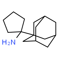 ChemSpider 2D Image | 1-(Adamantan-1-yl)cyclopentanamine | C15H25N