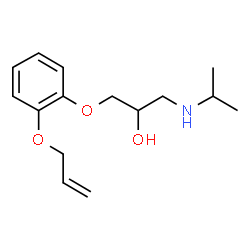 ChemSpider 2D Image | Oxprenolol | C15H23NO3