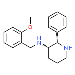 ChemSpider 2D Image | (2S,3S)-3-(2-Methoxybenzylamino)-2-phenylpiperidine | C19H24N2O