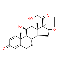 ChemSpider 2D Image | Desonide | C24H32O6
