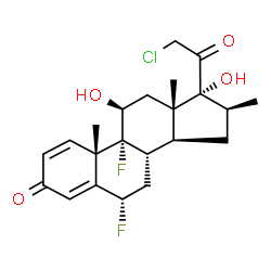 ChemSpider 2D Image | Ulobetasol | C22H27ClF2O4