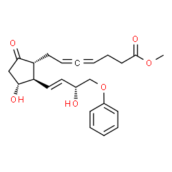 ChemSpider 2D Image | Enprostil | C23H28O6