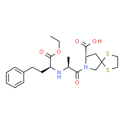 ChemSpider 2D Image | Spirapril | C22H30N2O5S2