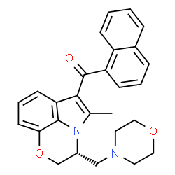 ChemSpider 2D Image | WIN 55,212-2 | C27H26N2O3