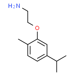 ChemSpider 2D Image | 2-(5-Isopropyl-2-methylphenoxy)ethanamine | C12H19NO