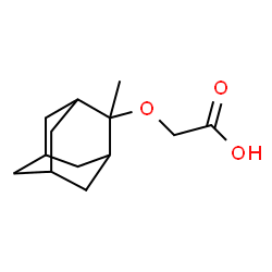 ChemSpider 2D Image | [(2-Methyladamantan-2-yl)oxy]acetic acid | C13H20O3