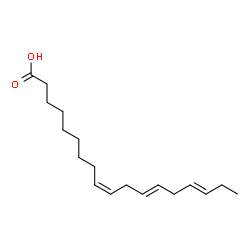 ChemSpider 2D Image | (9Z,12E,15E)-9,12,15-Octadecatrienoic acid | C18H30O2