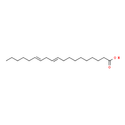 ChemSpider 2D Image | (10E,13E)-10,13-Nonadecadienoic acid | C19H34O2