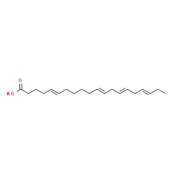 ChemSpider 2D Image | (5E,11E,14E,17E)-5,11,14,17-Icosatetraenoic acid | C20H32O2