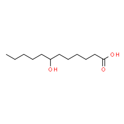 ChemSpider 2D Image | 7-hydroxylauric acid | C12H24O3