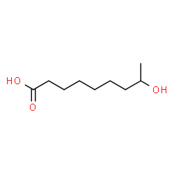 ChemSpider 2D Image | 8-Hydroxynonanoic acid | C9H18O3