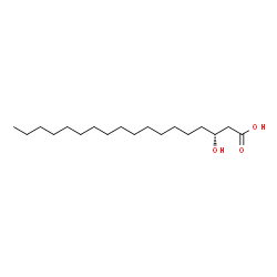 ChemSpider 2D Image | (3R)-3-Hydroxyoctadecanoic acid | C18H36O3
