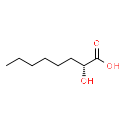 ChemSpider 2D Image | (R)-2-Hydroxyoctanoic acid | C8H16O3