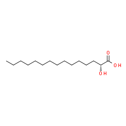 ChemSpider 2D Image | (2R)-2-Hydroxypentadecanoic acid | C15H30O3