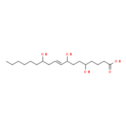 ChemSpider 2D Image | (9E)-5,8,12-Trihydroxy-9-octadecenoic acid | C18H34O5