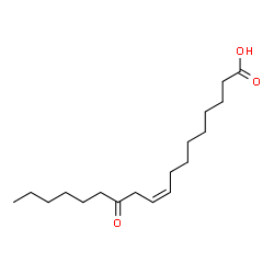 ChemSpider 2D Image | (9Z)-12-Oxo-9-octadecenoic acid | C18H32O3