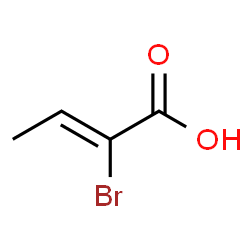 ChemSpider 2D Image | (2Z)-2-Bromo-2-butenoic acid | C4H5BrO2