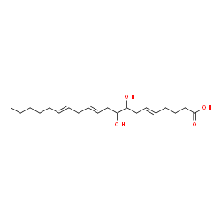 ChemSpider 2D Image | 8,9-Dihydroxyeicosatrienoic acid | C20H34O4