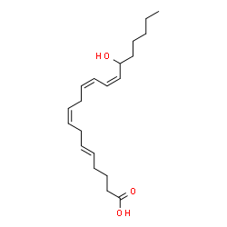 ChemSpider 2D Image | (5E,8Z,11Z,13Z)-15-Hydroxy-5,8,11,13-icosatetraenoic acid | C20H32O3