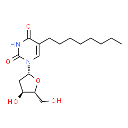 ChemSpider 2D Image | 2'-Deoxy-5-octyluridine | C17H28N2O5