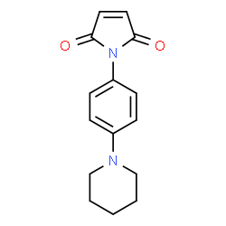 ChemSpider 2D Image | 1-(4-Piperidin-1-yl-phenyl)-pyrrole-2,5-dione | C15H16N2O2
