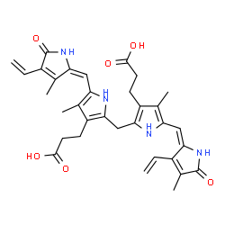 ChemSpider 2D Image | (E,E)-bilirubin | C33H36N4O6