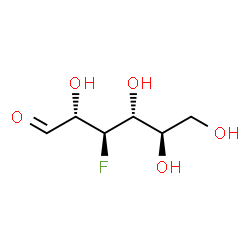 ChemSpider 2D Image | 3-Deoxy-3-fluoro-D-allose | C6H11FO5