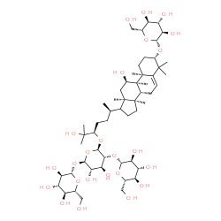 ChemSpider 2D Image | (2R,3S,4R,5R,6S)-2-{[(2R,3R,4S,5S,6S)-4,5-Dihydroxy-2-({(3R,6R)-2-hydroxy-6-[(3S,8R,9R,10S,11R,13R,14R)-11-hydroxy-4,4,9,10,13,14-hexamethyl-3-{[(2R,3R,4S,5S,6R)-3,4,5-trihydroxy-6-(hydroxymethyl)tetr
ahydro-2H-pyran-2-yl]oxy}-2,3,4,7,8,9,10,11,12,13,14,15,16,17-tetradecahydro-1H-cyclopenta[a]phenanthren-17-yl]-2-methyl-3-heptanyl}oxy)-6-{[(2S,3R,4S,5S,6R)-3,4,5-trihydroxy-6-(hydroxymethyl)tetrahyd
ro-2H-pyran-2-yl]oxy}tetrahydro-2H-pyran-3-yl]oxy}-6-(hydroxymethyl)tetrahydro-2H-pyran-3,4,5-triol (non-preferred name) | C54H92O24