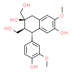 ChemSpider 2D Image | Cycloolivil | C20H24O7