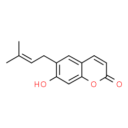 ChemSpider 2D Image | demethylsuberosin | C14H14O3