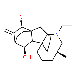 ChemSpider 2D Image | (11beta,15alpha)-21-Ethyl-4-methyl-7,20-cycloatid-16-ene-11,15-diol | C22H33NO2