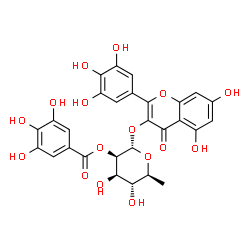 ChemSpider 2D Image | Myricitrin 2"-O-gallate | C28H24O16
