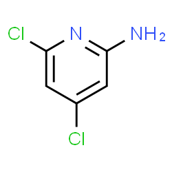 ChemSpider 2D Image | 4,6-Dichloro-2-pyridinamine | C5H4Cl2N2