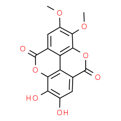ChemSpider 2D Image | 3,4-di-o-methylellagic acid | C16H10O8