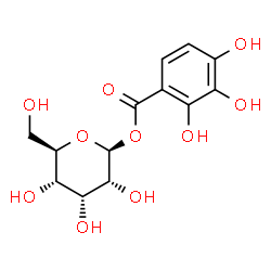 ChemSpider 2D Image | 1-O-(2,3,4-Trihydroxybenzoyl)-beta-D-allopyranose | C13H16O10