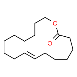 ChemSpider 2D Image | (8E)-Oxacycloheptadec-8-en-2-one | C16H28O2