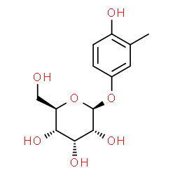ChemSpider 2D Image | 4-Hydroxy-3-methylphenyl beta-D-allopyranoside | C13H18O7