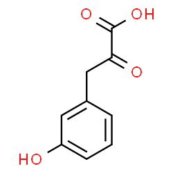 ChemSpider 2D Image | 3-(3-Hydroxyphenyl)-2-oxopropanoic acid | C9H8O4