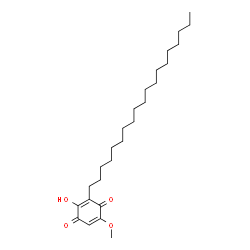 ChemSpider 2D Image | 2-Hydroxy-5-methoxy-3-nonadecyl-1,4-benzoquinone | C26H44O4